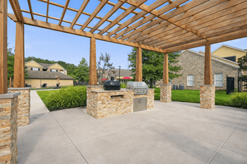 Bbq and grilling area